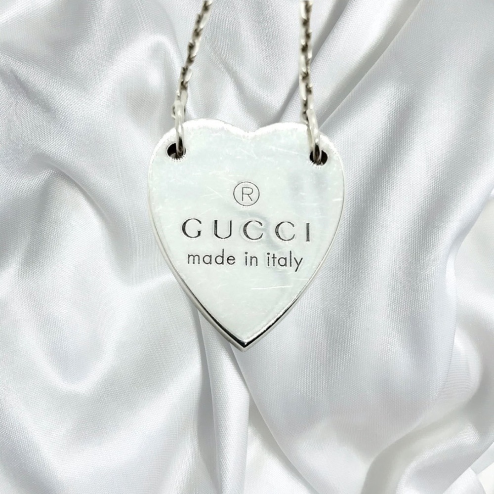 Gucci Pendant Necklace  Silver